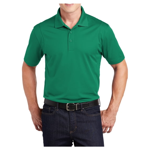 Mafoose Mens Polyester Micropique Sport-Wick Polo Shirt Kelly Green 5X-Large