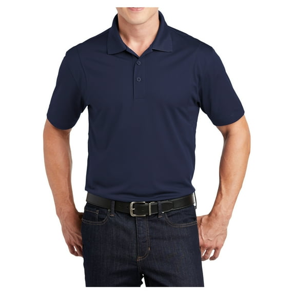 Mafoose Mens Polyester Micropique Sport-Wick Polo Shirt True Navy Small