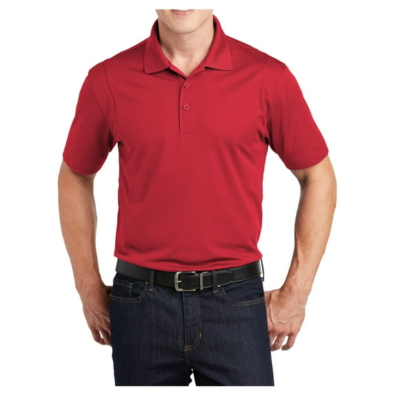 Mafoose Mens Polyester Micropique Sport-Wick Polo Shirt True Red x-Large