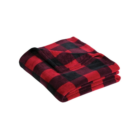 Mafoose Ultra Plush Blanket Buffalo Plaid