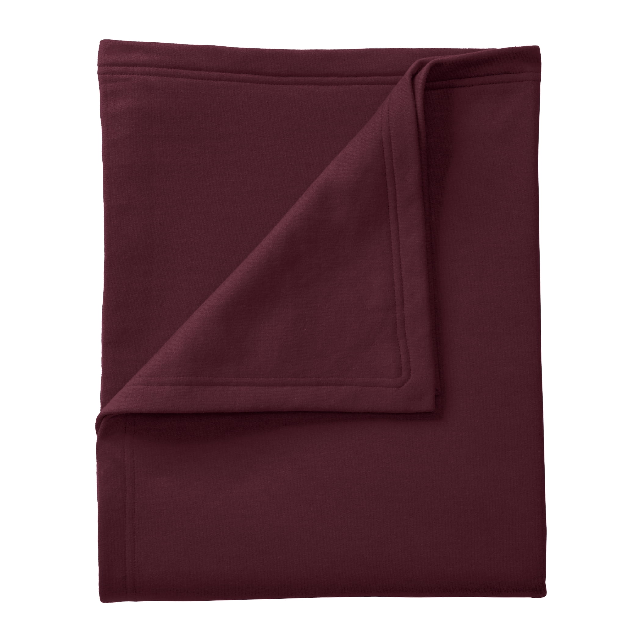 Maroon Fleece Machine Washable Blanket, 50 x 60 inches