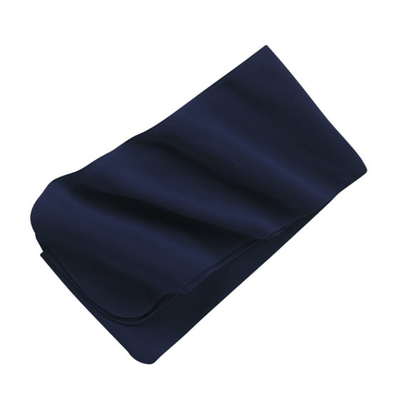 Mafoose Women Extra Long Fleece Polyester Female Scarf Navy