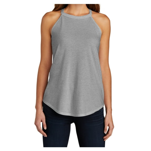 Mafoose Women Tri Rocker Female Tank Top Grey Frost 2XL