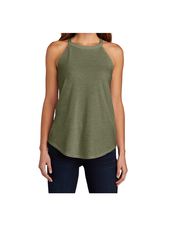 Women Tri Rocker Female Tank Top Military Green Frost M