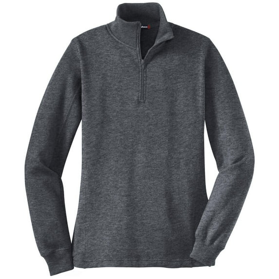 Mafoose Women's 1/4 Zip Sweatshirt Graphite Heather Small