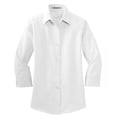 thumbnail image 1 of Mafoose Women's 3/4-Sleeve Traditional Easy Care Shirt White 2XL, 1 of 3
