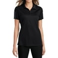 thumbnail image 1 of Mafoose Women's Active Textured Colorblock Polo T-Shirt Black/ Grey X-Small, 1 of 5