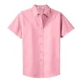 thumbnail image 1 of Mafoose Women's Comfortable Short Sleeve Easy Care Shirt Light Pink XL, 1 of 3