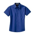 thumbnail image 1 of Mafoose Women's Comfortable Short Sleeve Easy Care Shirt Royal/Classic Navy 3XL, 1 of 3