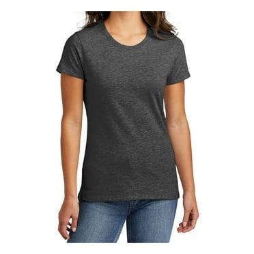 Mafoose Women's Fan Favorite T-Shirt - Fashion Fit with Removable Tag Dark Heather Grey 2X-Large