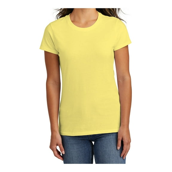 Mafoose Women's Fan Favorite T-Shirt - Fashion Fit with Removable Tag Yellow X-Large