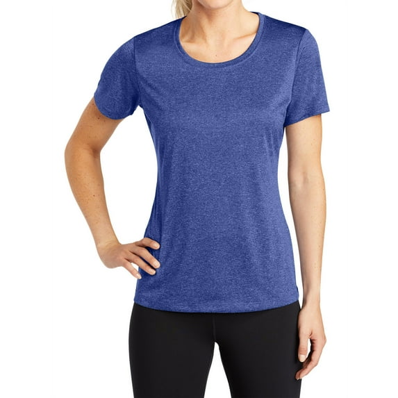 Mafoose Women's Heather Contender Scoop Neck Tee Cobalt Heather 2X-Large