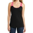 thumbnail image 1 of Mafoose Women's Juniors Varsity Tank Black/ Watermelon 4X-Large, 1 of 4