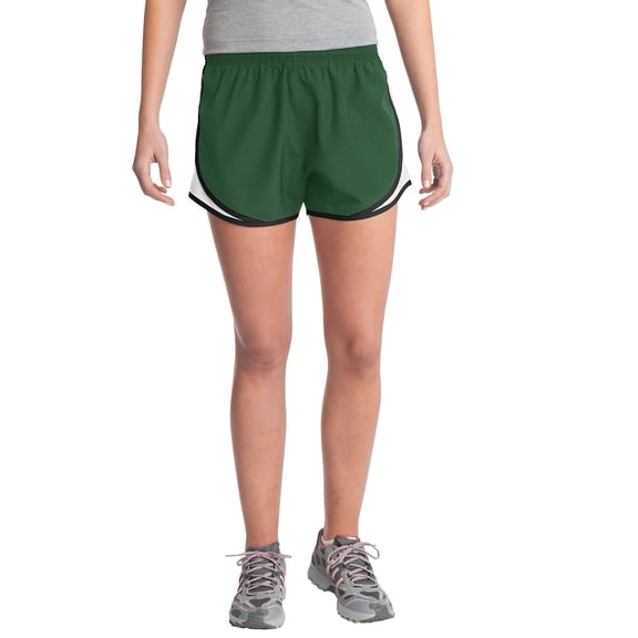 Mafoose Women's Ladies Cadence Short Forest Green/ White / Black Medium