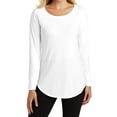 thumbnail image 1 of Mafoose Women's Perfect Tri Long Sleeve Tunic White X-Large, 1 of 4