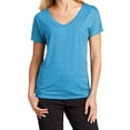 thumbnail image 1 of Mafoose Women's PosiCharge Tri-Blend Wicking Dolman Tee Pond Blue Heather Small, 1 of 5