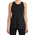 thumbnail image 1 of Mafoose Women's PosiCharge Tri-Blend Wicking Tank Black Triad Solid Small, 1 of 5