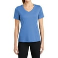 thumbnail image 1 of Mafoose Women's Short Sleeve Competitor V-Neck Tee Carolina Blue X-Small, 1 of 5