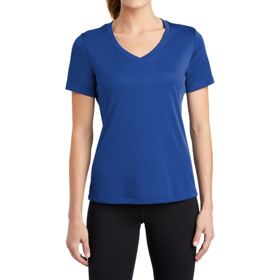 Mafoose Women's Short Sleeve Competitor V-Neck Tee True Royal 4X-Large