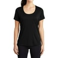 thumbnail image 1 of Mafoose Women's Short Sleeve Posi-UV Pro Scoop Neck Tee Black Medium, 1 of 5