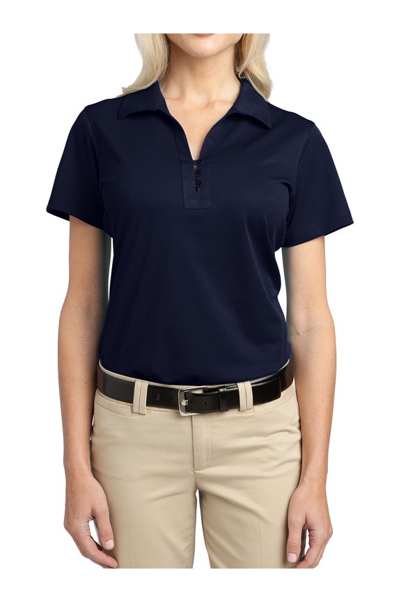 Women's Tech Pique Polo T-Shirt Dark Navy X-Small