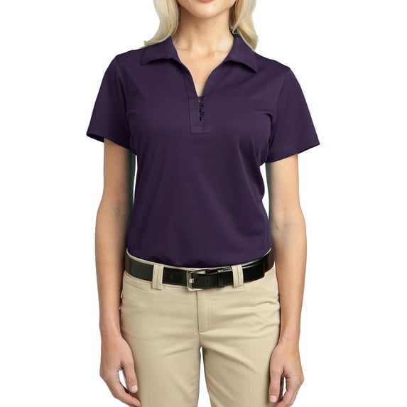 Mafoose Women's Tech Pique Polo T-Shirt Regal Purple Small
