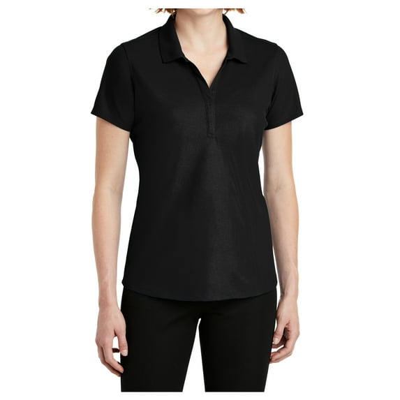 Mafoose Womens EZPerformance Pique Female Polo T-Shirt Black Large