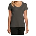 thumbnail image 1 of Mafoose Womens Flex Scoop Neck Female T-Shirt Heathered Charcoal XS, 1 of 7