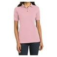 thumbnail image 1 of Mafoose Womens Heavyweight Cotton Pique Polo Shirt Light Pink XS, 1 of 6