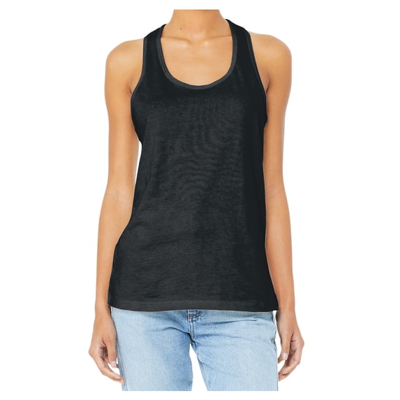 Mafoose Womens Jersey Racerback Female Tank Dark Grey Heather x-Large
