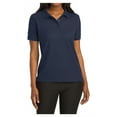 thumbnail image 1 of Mafoose Women's Comfortable Silk Touch Polo Golf Shirt Short Sleeve Navy S, 1 of 7