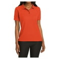 thumbnail image 1 of Mafoose Women's Comfortable Silk Touch Polo Golf Shirt Short Sleeve Orange 5XL, 1 of 7