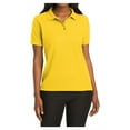 thumbnail image 1 of Mafoose Women's Comfortable Silk Touch Polo Golf Shirt Short Sleeve Sunflower Yellow 5XL, 1 of 7
