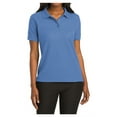 thumbnail image 1 of Mafoose Women's Comfortable Silk Touch Polo Golf Shirt Short Sleeve Ultramarine Blue M, 1 of 7