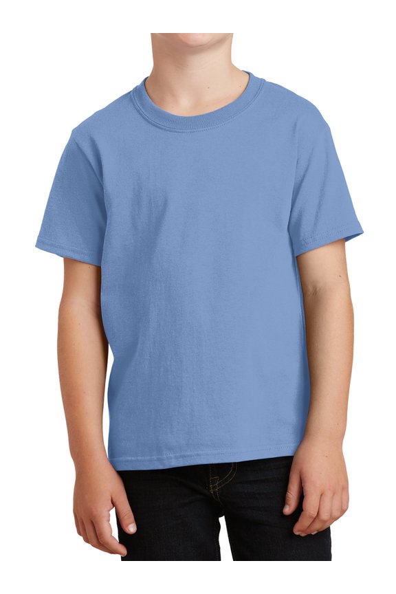 Youth Core Cotton Tee Light Blue X-Small