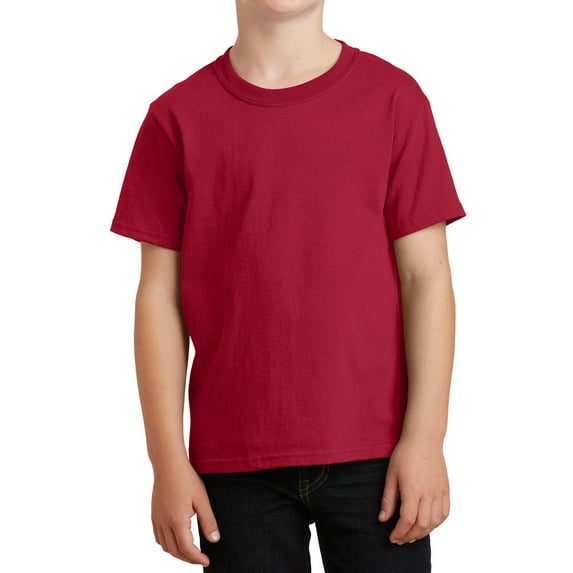 Mafoose Youth Core Cotton Tee Red Small