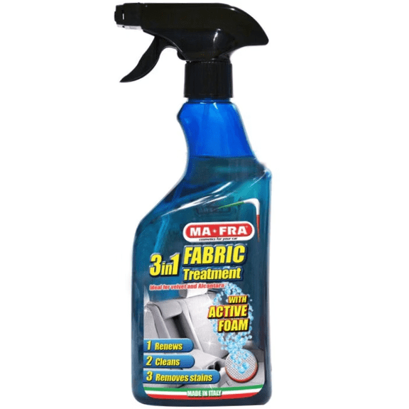 Mafra Fabric Cleaner Spray, 750ML — lifts stains and odors from seats and carpet