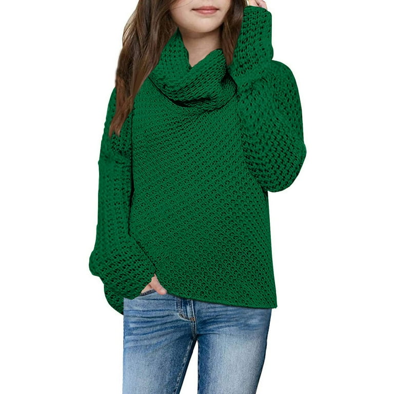 Girls cowl neck sweater hotsell