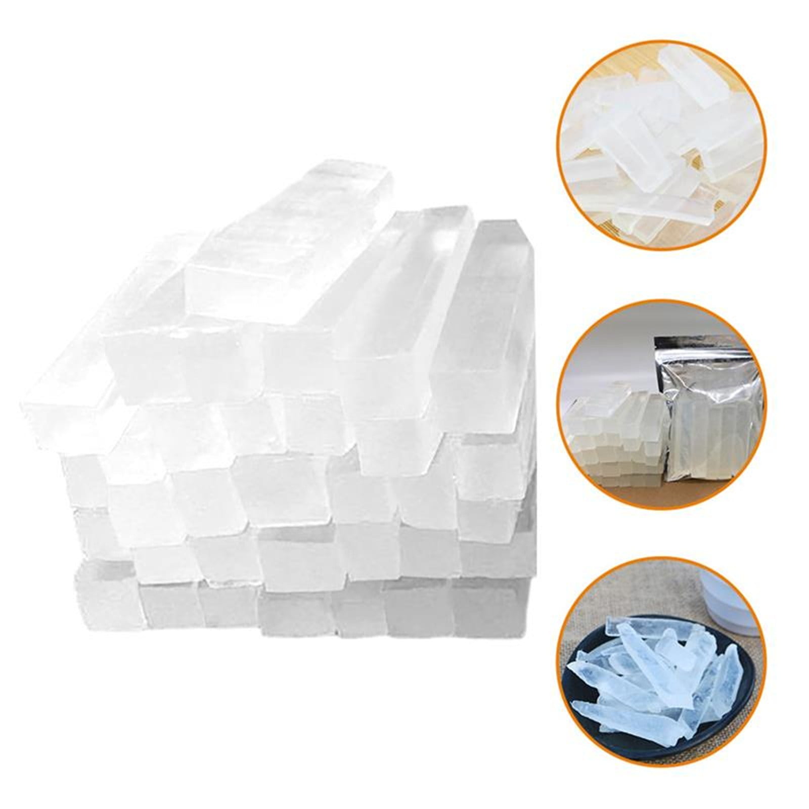 Mafushad Home Decor Bag Clear Glycerin Soap Base Organic Soap Making 250G Diy Handmade Vegan Soap Melt Pour Soap Base