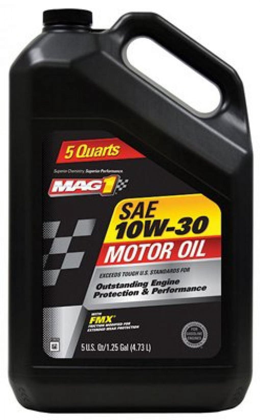 Mag 1 Engine Oil,10W-30,Conventional,5qt MAG62939
