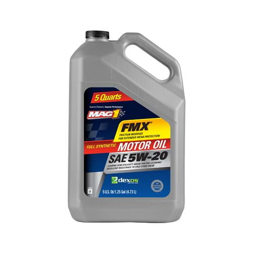 Mag 1 Engine Oil, 5W-20, Synthetic, 5 Qt. MAG64192