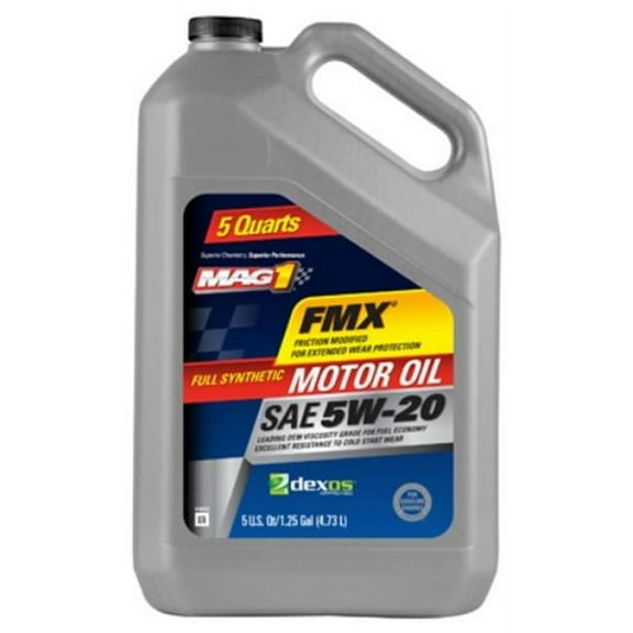 Mag 1 Engine Oil, 5W-20, Synthetic, 5 Qt. MAG64192