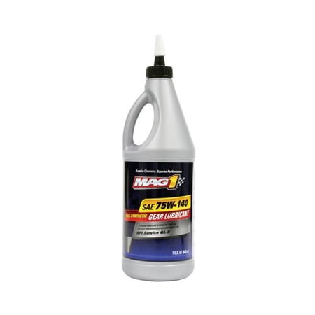 MAG00870 75W-140 Full Synthetic Gear Lubricant Oil, 1-Qt. - Quantity 6