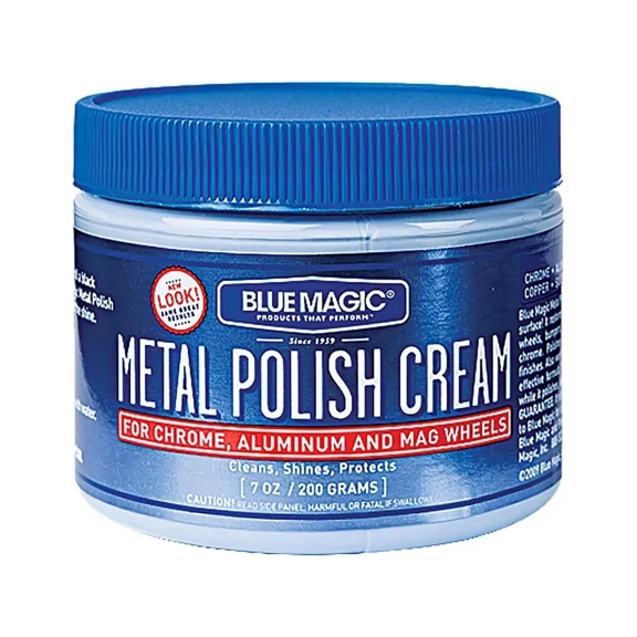 Mag Aluminum Polish Cream Car Wax Wheel Cleaner Auto Shine Chrome Trim Restorer