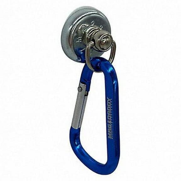 Mag Daddy Carabiner Hook, Blue, Steel, 1 in D 62470-3