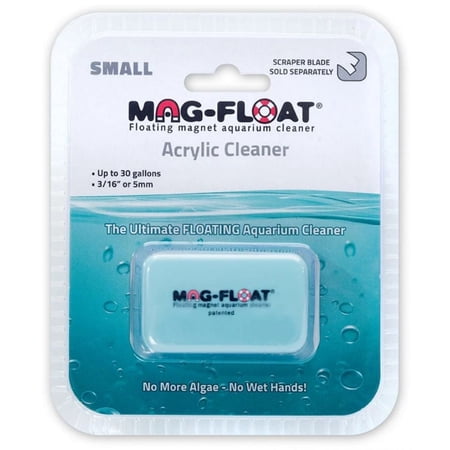Mag Float Floating Magnetic Aquarium Cleaner - Acrylic Small (30 Gallons) (2 Pack)