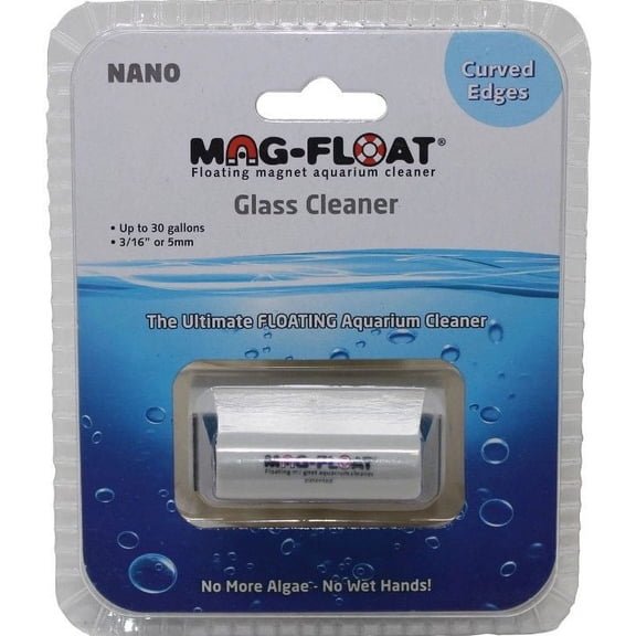 Mag Float Floating Magnetic Aquarium Cleaner - Glass [Aquarium, Cleaning Pads & Brushes] Nano (Curved - 30 Gallons)