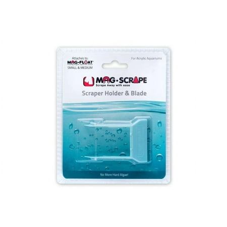 Mag Float Scraper Holder & Blade for Small & Medium Acrylic Aquarium Cleaners - 1 count