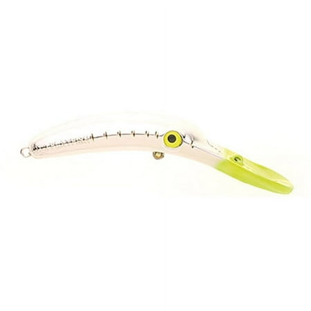 Mag Lip 4.5, Metallic Silver with Chartreuse Head
