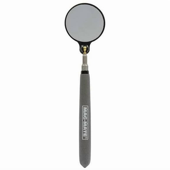 Mag-Mate Inspection Mirror,Round,SS,7" to 36" IMS123